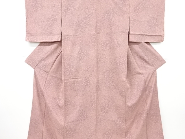 草花模様小紋着物